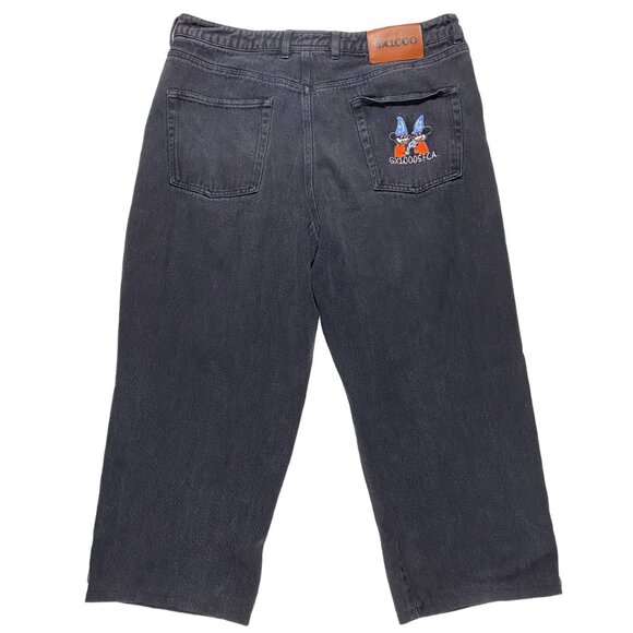 GX1000 Dimethyltryptamine Cropped wide leg jeans mens size 36x23.5 - Picture 1 of 9